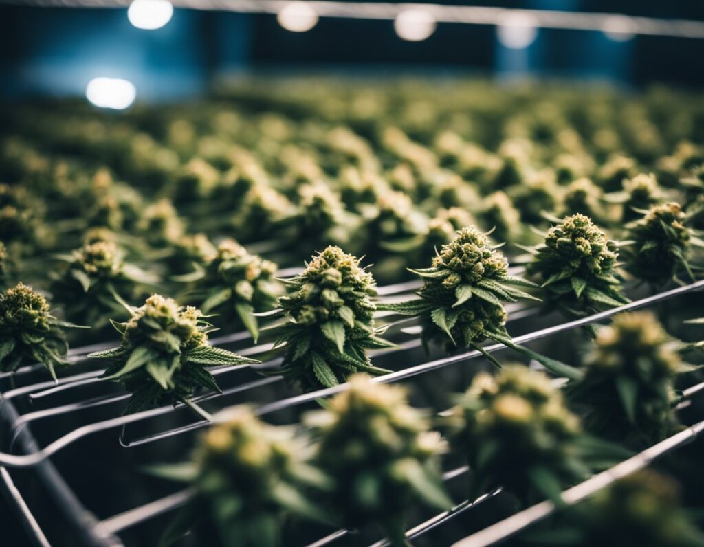 Trimming and Preparing Buds for Drying