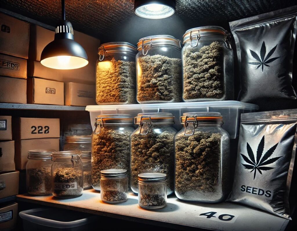 Darkness Is Essential for Storing Cannabis Seeds